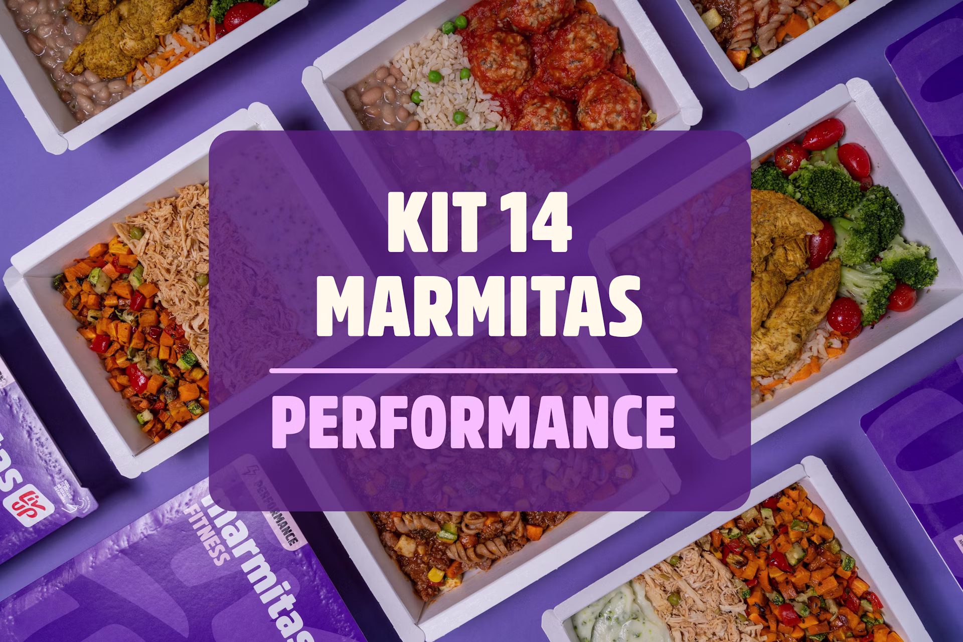 Kit 14 marmitas performance