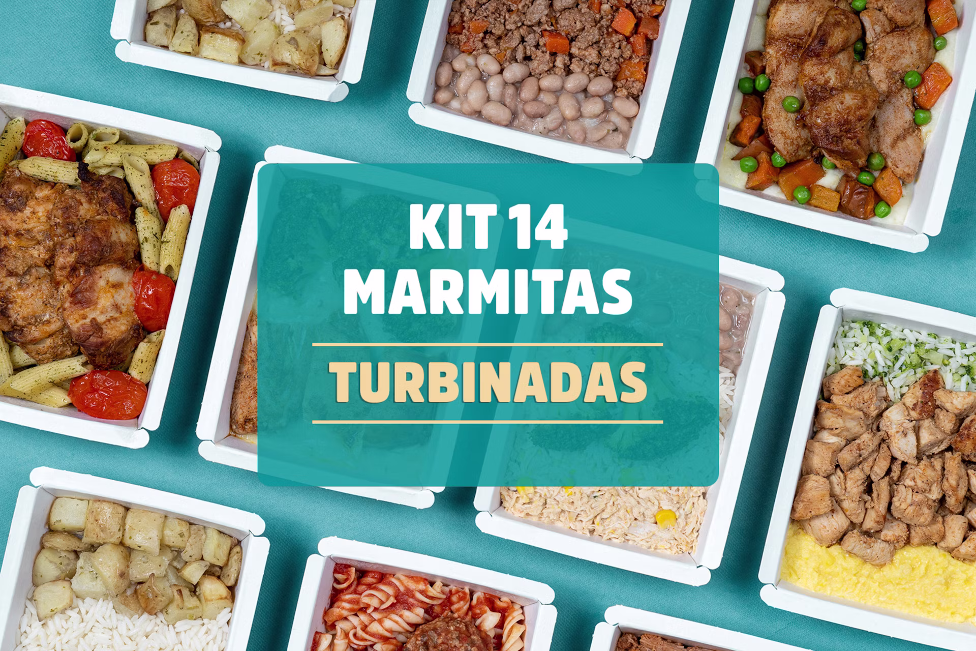 Kit 14 marmitas turbinadas